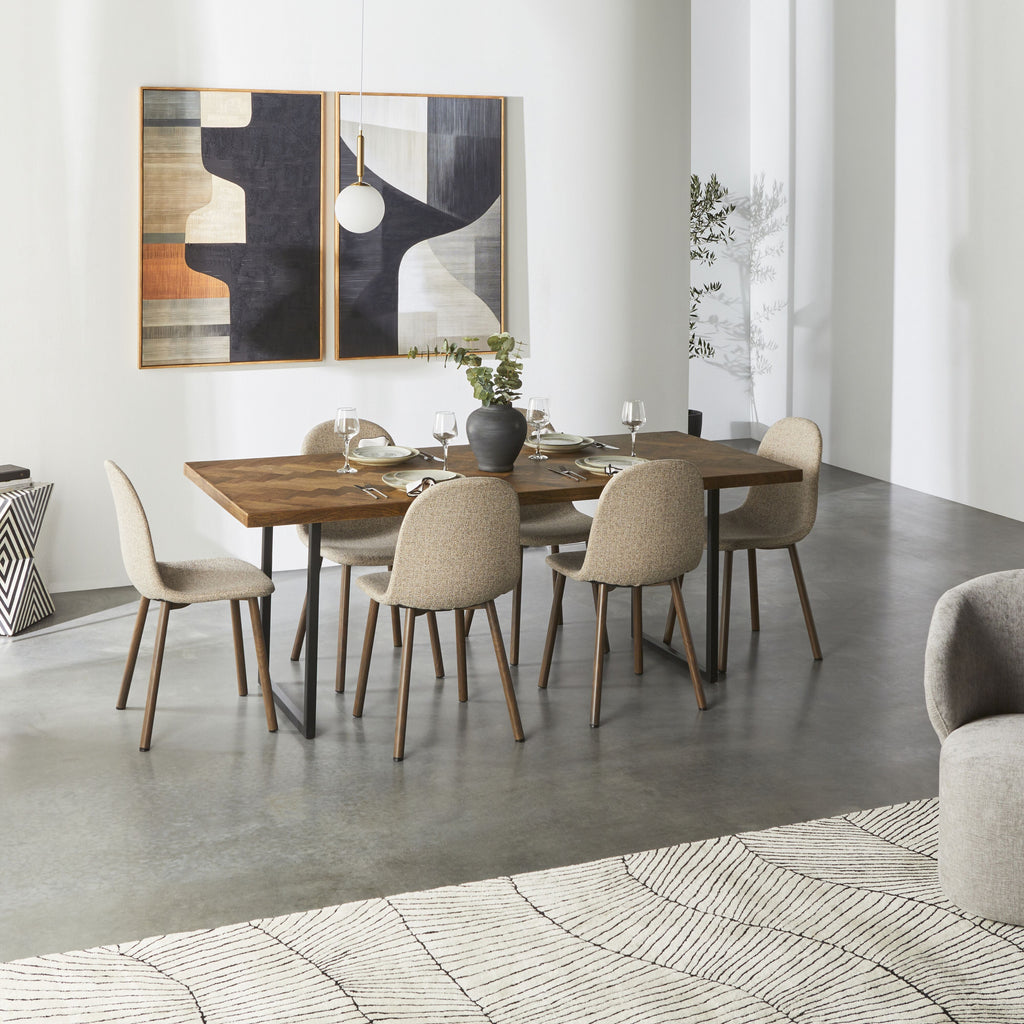 Knox Dining Chair Boucle Cream