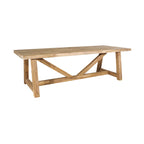 Table à manger en bois massif de récupération Antigua, naturelle 255 cm