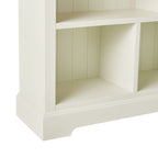 Bibliothèque Clover Outback en bois massif blanc 93x140cm