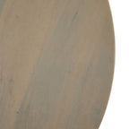 Table basse en bois massif Agnia, chêne naturel, style scandinave