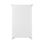 Grande Bibliothèque Ouverte en Bois Blanc Clover 203x127cm