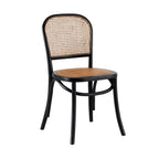 Chaise de salle à manger Bastion noire