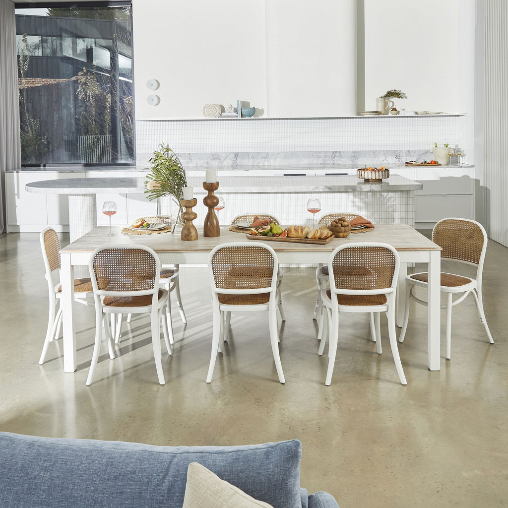 Bastion Dining Chair White