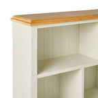 Bibliothèque Clover Outback en bois massif blanc 93x140cm