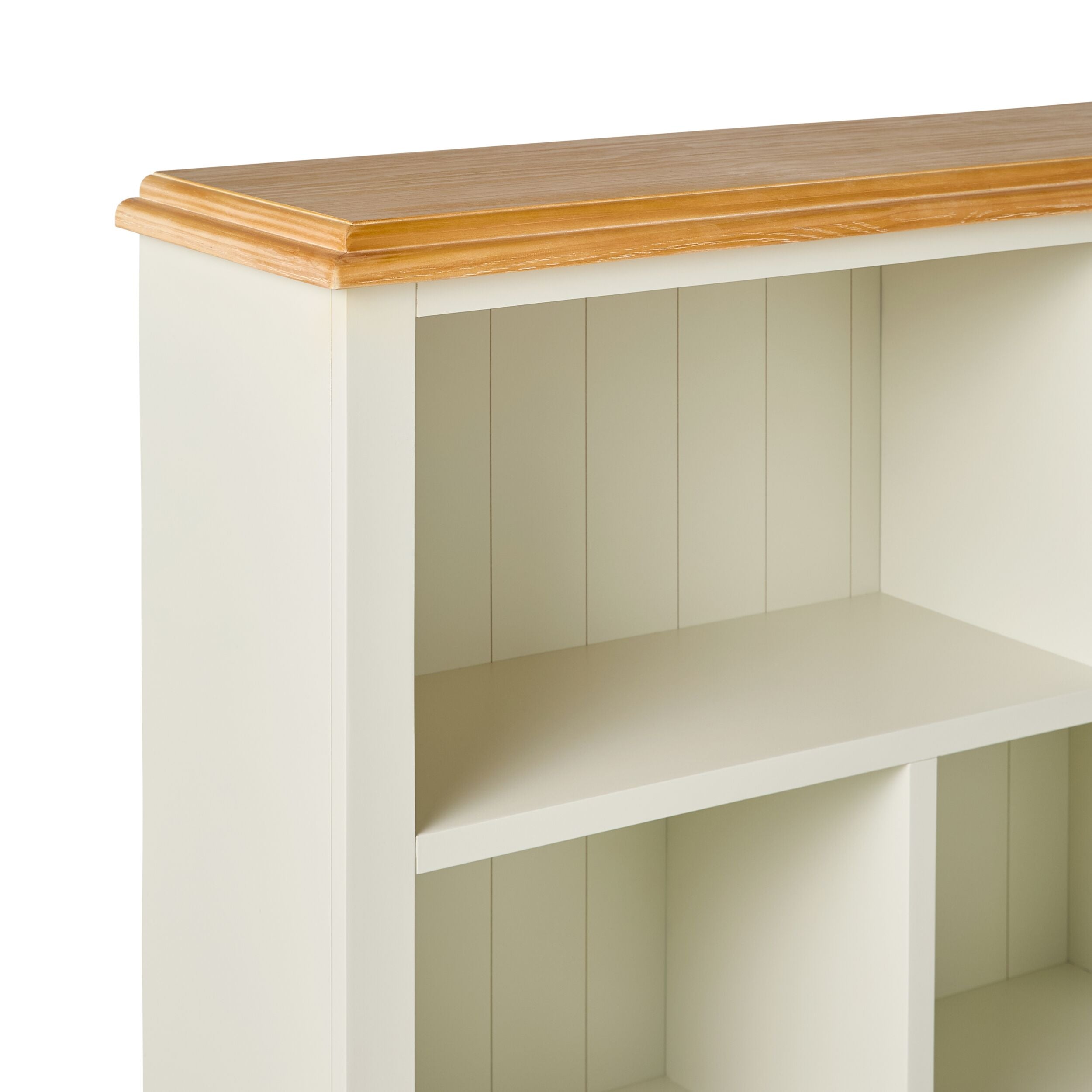 Clover Outback Solid Timber Bookcase White 93x140cm