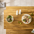 Table à manger en bois massif de récupération Antigua, naturelle 255 cm