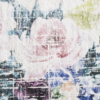 Tapis shaggy tufté imprimé numérique Botanical Snow 240x150cm