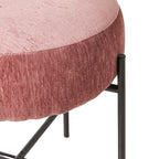 Repose-pieds rond Mads Rose Cascade