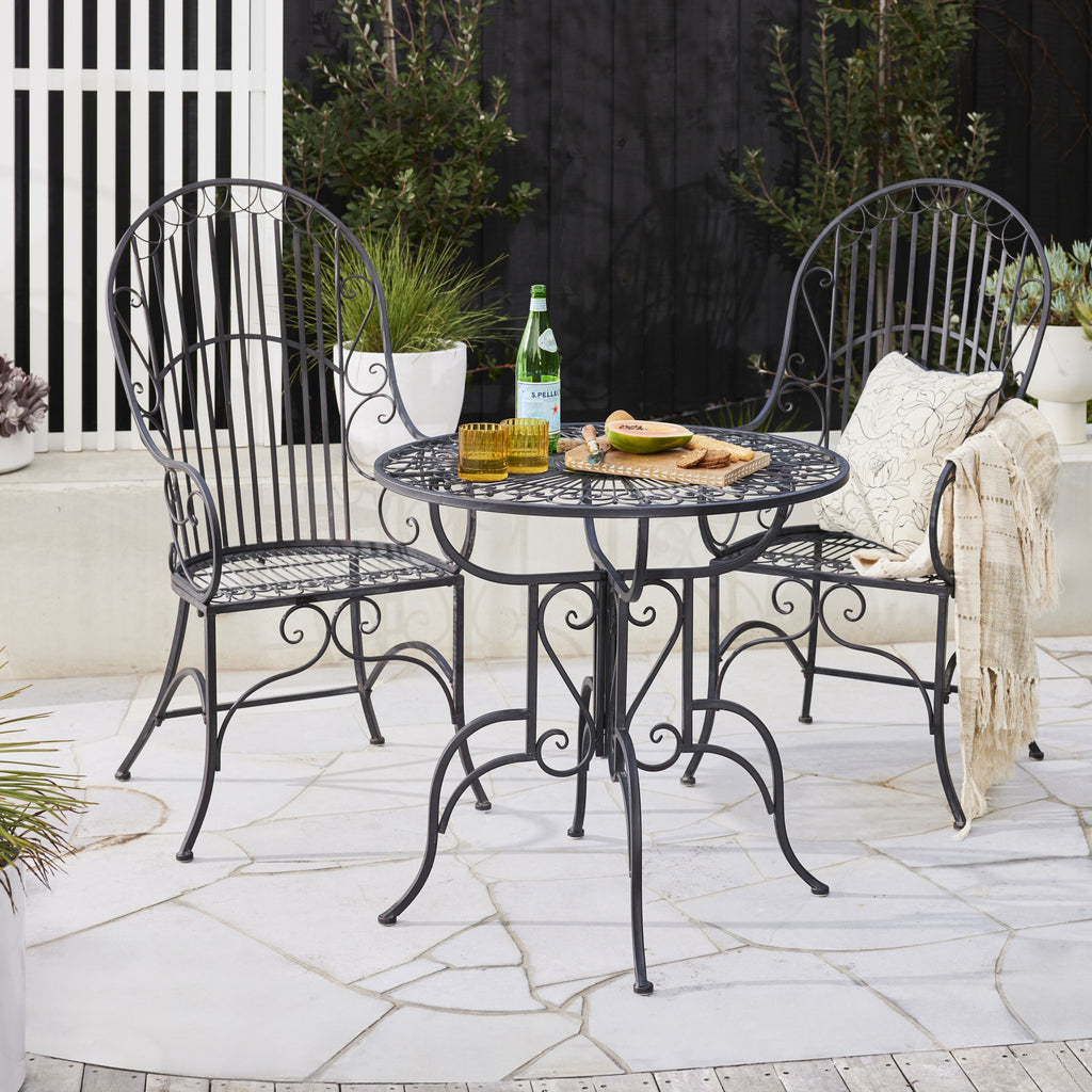 Arles Garden Chair Black