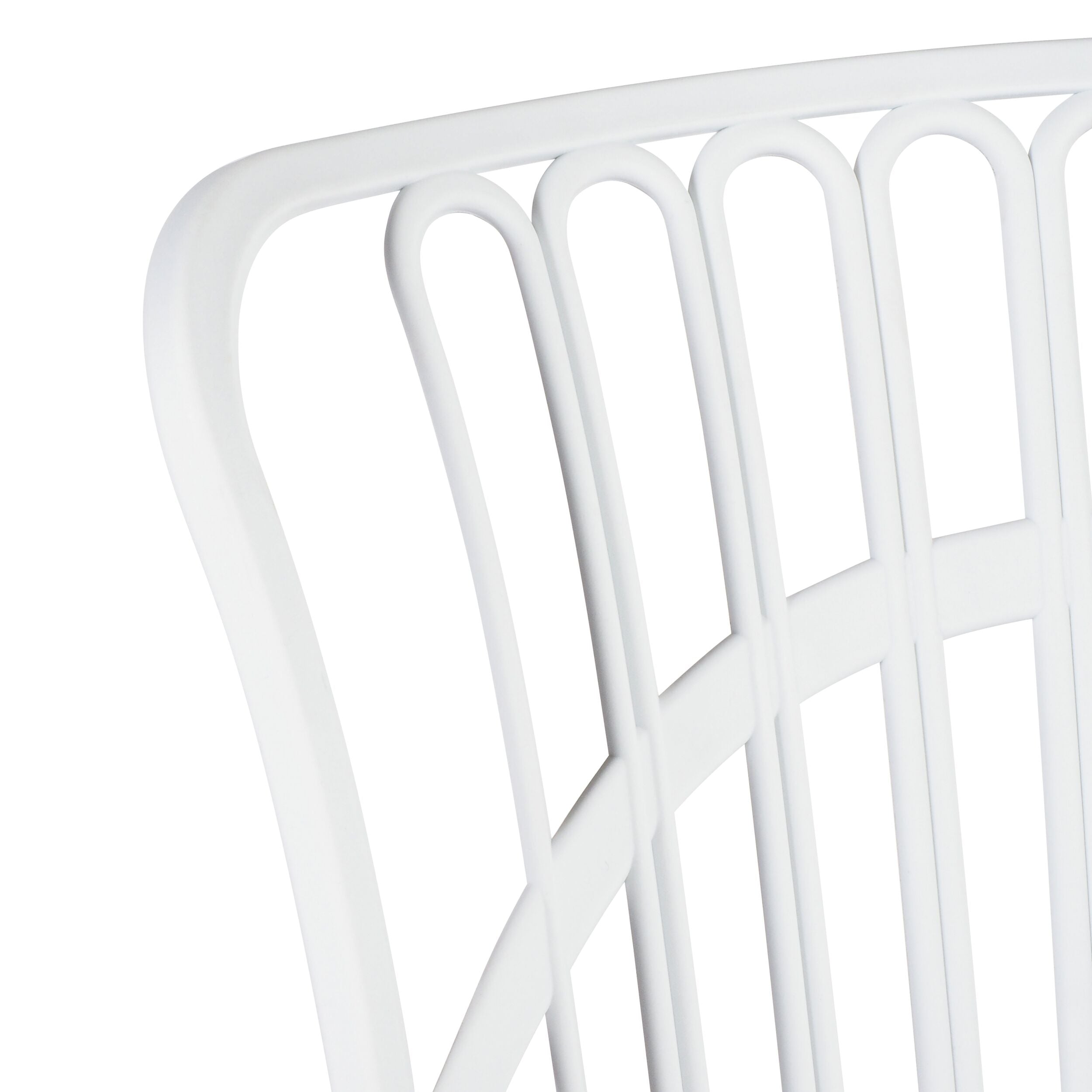 Romy Coastal Upholstered Dining Chair Crisp White