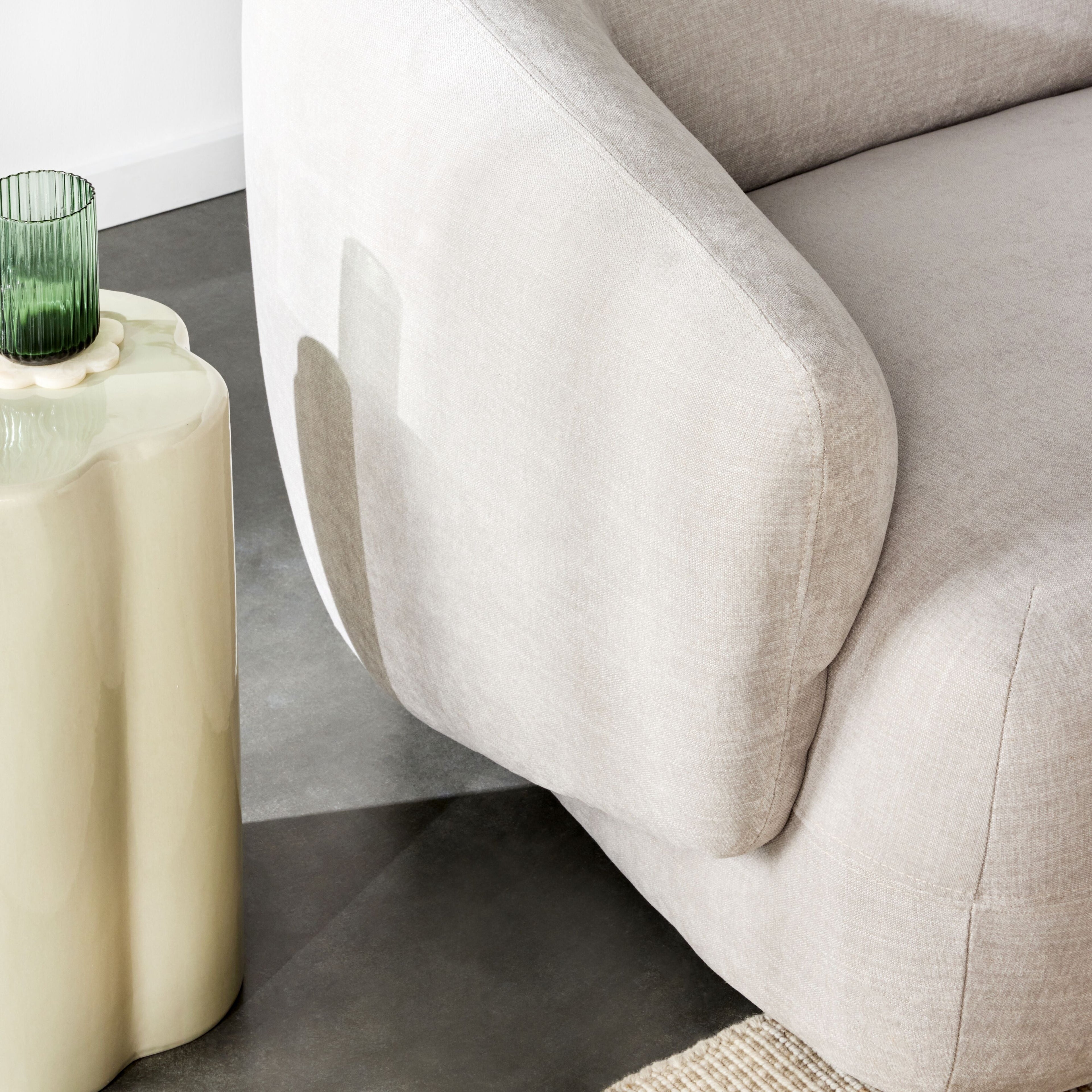 Como 2 Seater Sofa Pearl