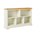 Bibliothèque Clover Outback en bois massif blanc 93x140cm