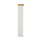 Grande Bibliothèque Ouverte en Bois Blanc Clover 203x127cm