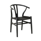 Chaise Wishbone noire