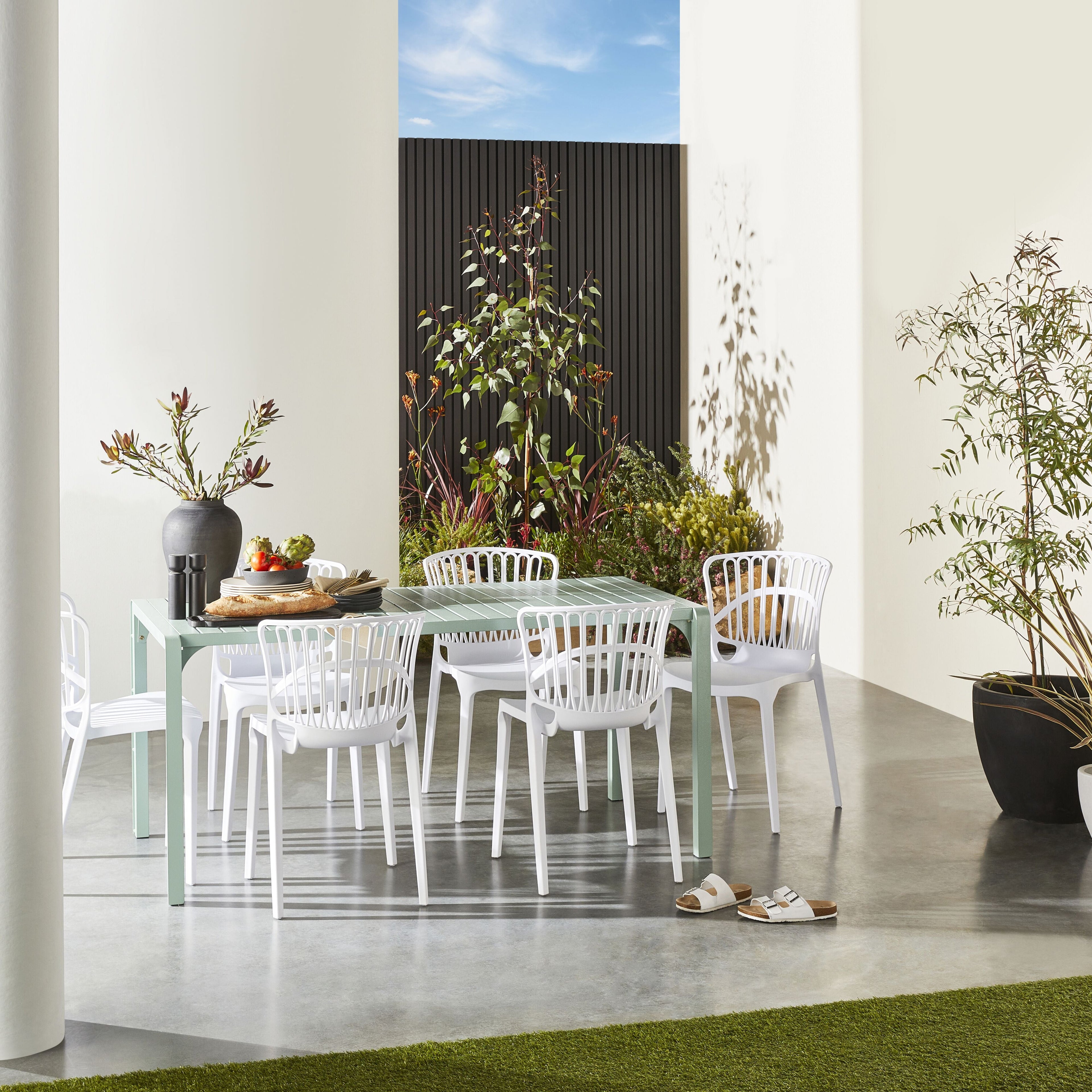 Romy Coastal Upholstered Dining Chair Crisp White