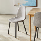Chaise de salle à manger Knox Gris fer