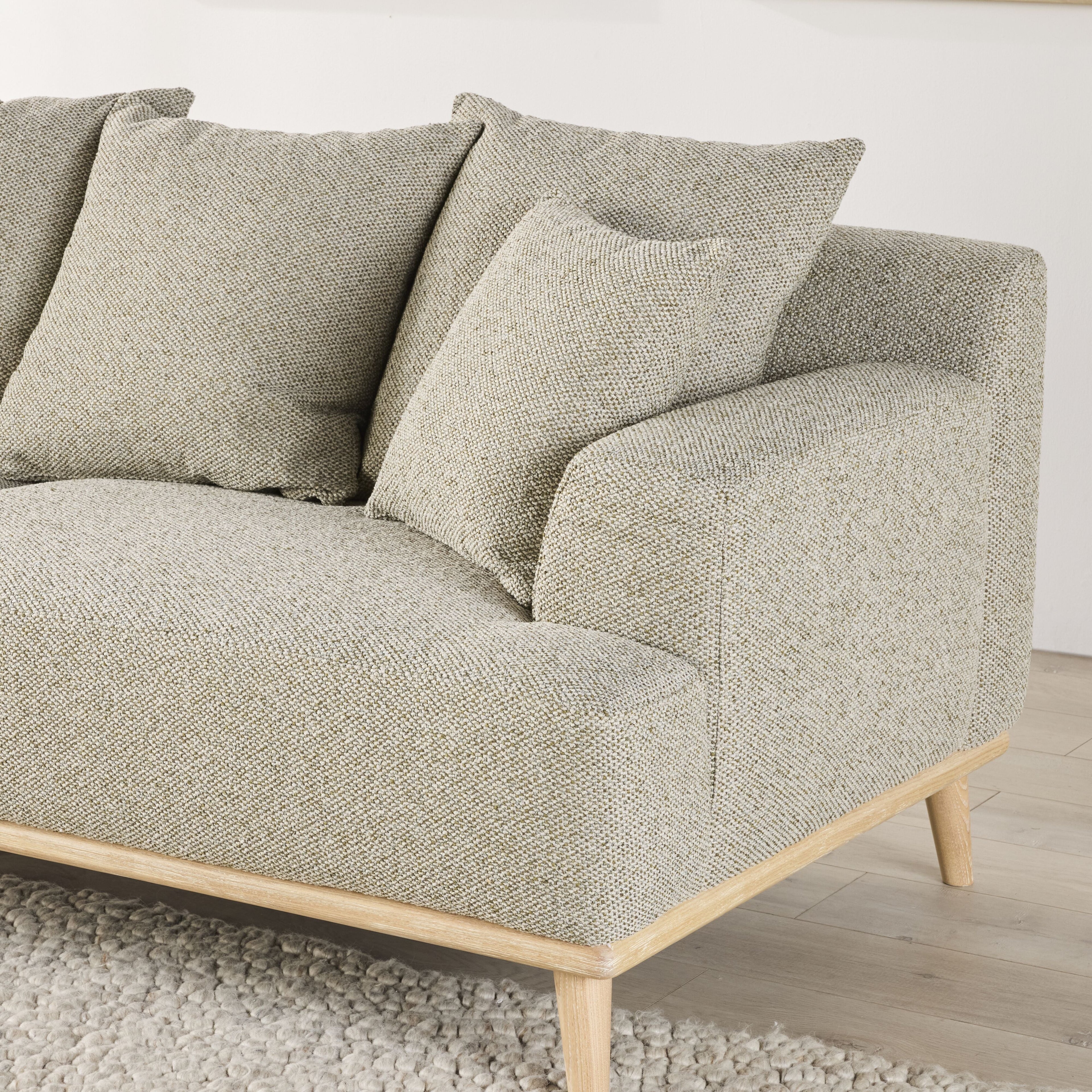 James 3 Seater Sofa Fossil