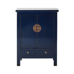 Buffet 2 portes et 2 tiroirs Sansha bleu encre