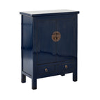 Buffet 2 portes et 2 tiroirs Sansha bleu encre