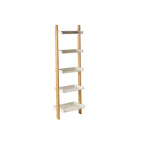 Étagère ouverte en bois Clover Ladder, blanche, 185x60cm