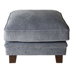 Lisette Pouf Velours Aura Storm
