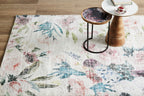 Tapis shaggy tufté imprimé numérique Botanical Snow 240x150cm
