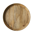 Table Basse Ronde en Chêne Massif Luna Chêne Naturel