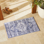 Paillasson en coton lavable Ankara naturel 60x90cm