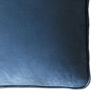 Lisette Velours Pouf Céleste Indigo
