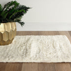 Tapis Touffeté Super Doux Blanc 150x80cm