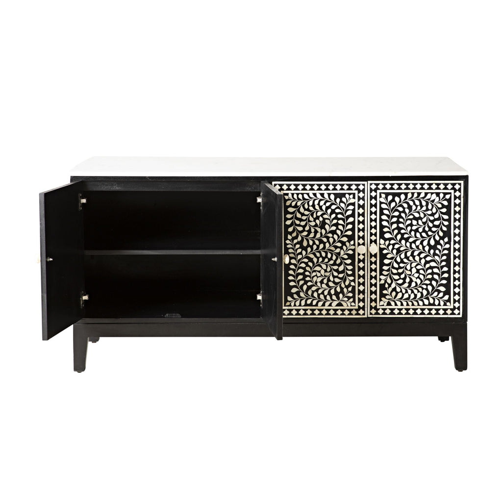 Bone Inlay Sideboard Black