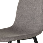 Chaise de salle à manger Knox Gris fer