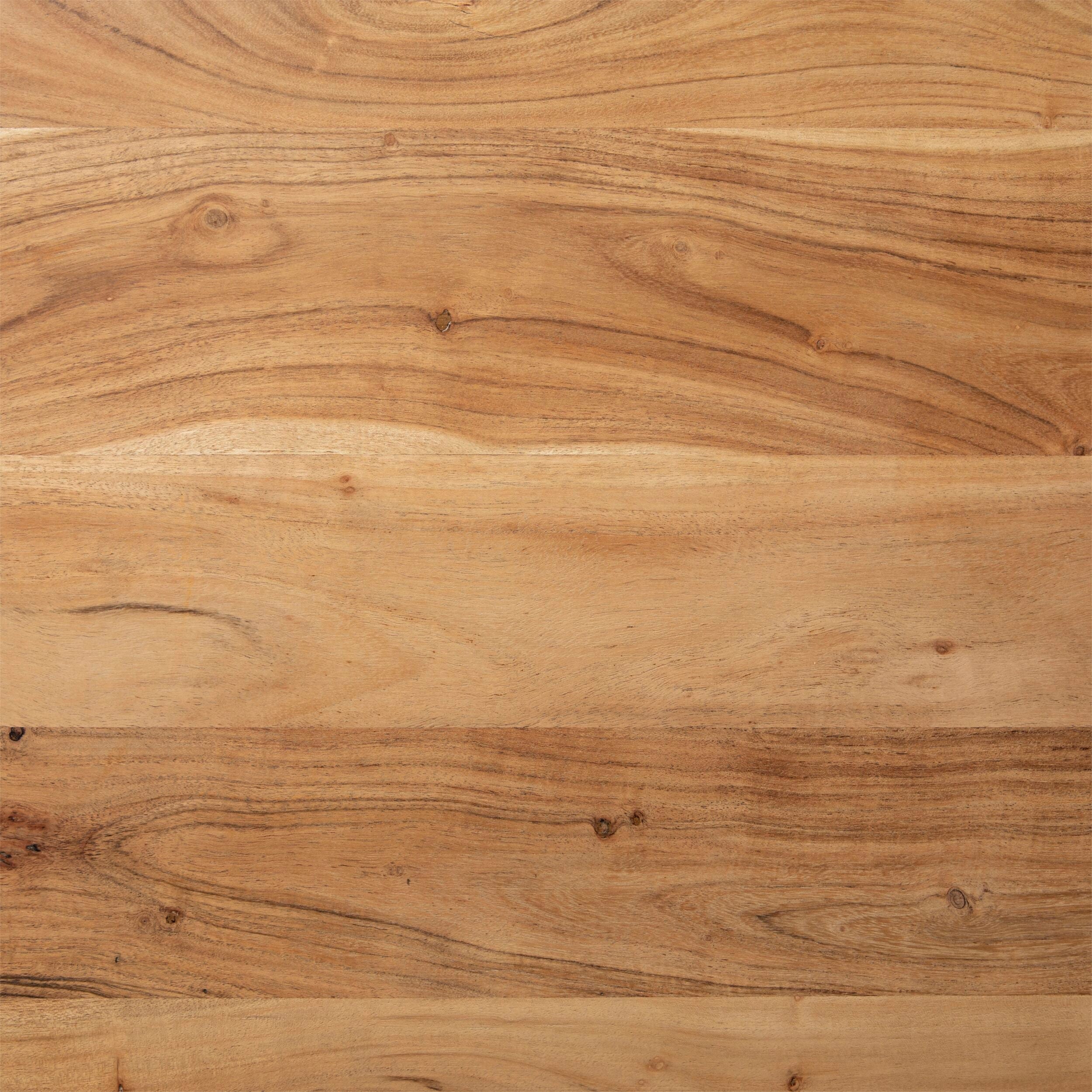 River Live Edge Solid Timber Coffee Table Natural Brown