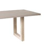 Table à manger Mantara en teck naturel pour extérieur 220 cm