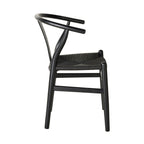 Chaise Wishbone noire
