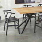 Chaise Wishbone noire