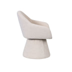 Fauteuil de salle à manger pivotant Comet Sable