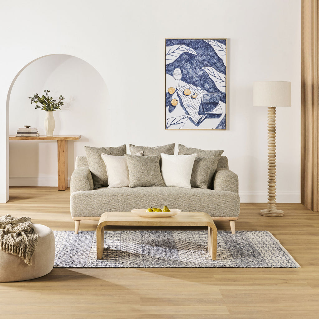 James 4 Seater Sofa Fossil