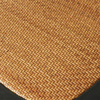 Chaise de salle à manger provinciale à dossier croisé noire