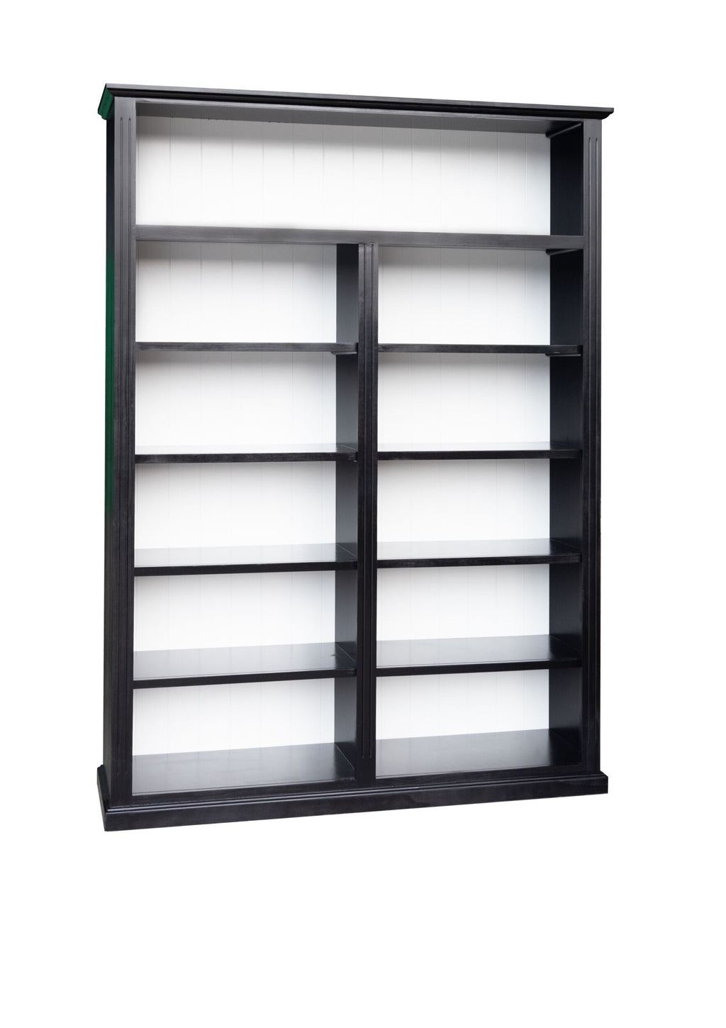 Armand Hamptons Timber Large Bookcase Black 210x150cm