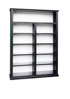 Armand Hamptons Grande bibliothèque en bois noir 210x150cm