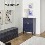 Buffet 2 portes et 2 tiroirs Sansha bleu encre