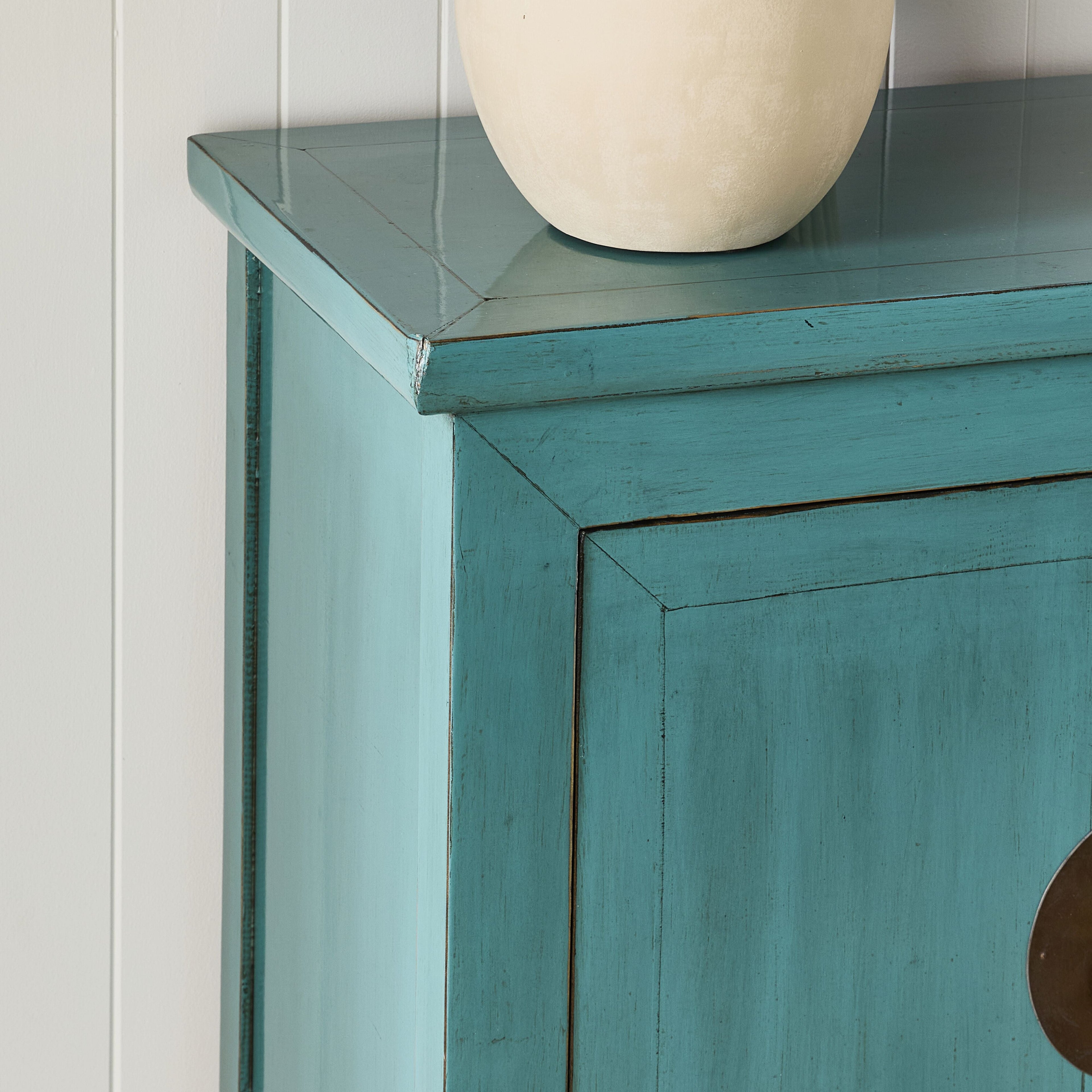 Sansha 2 Door & 2 Drawer Sideboard Turquoise