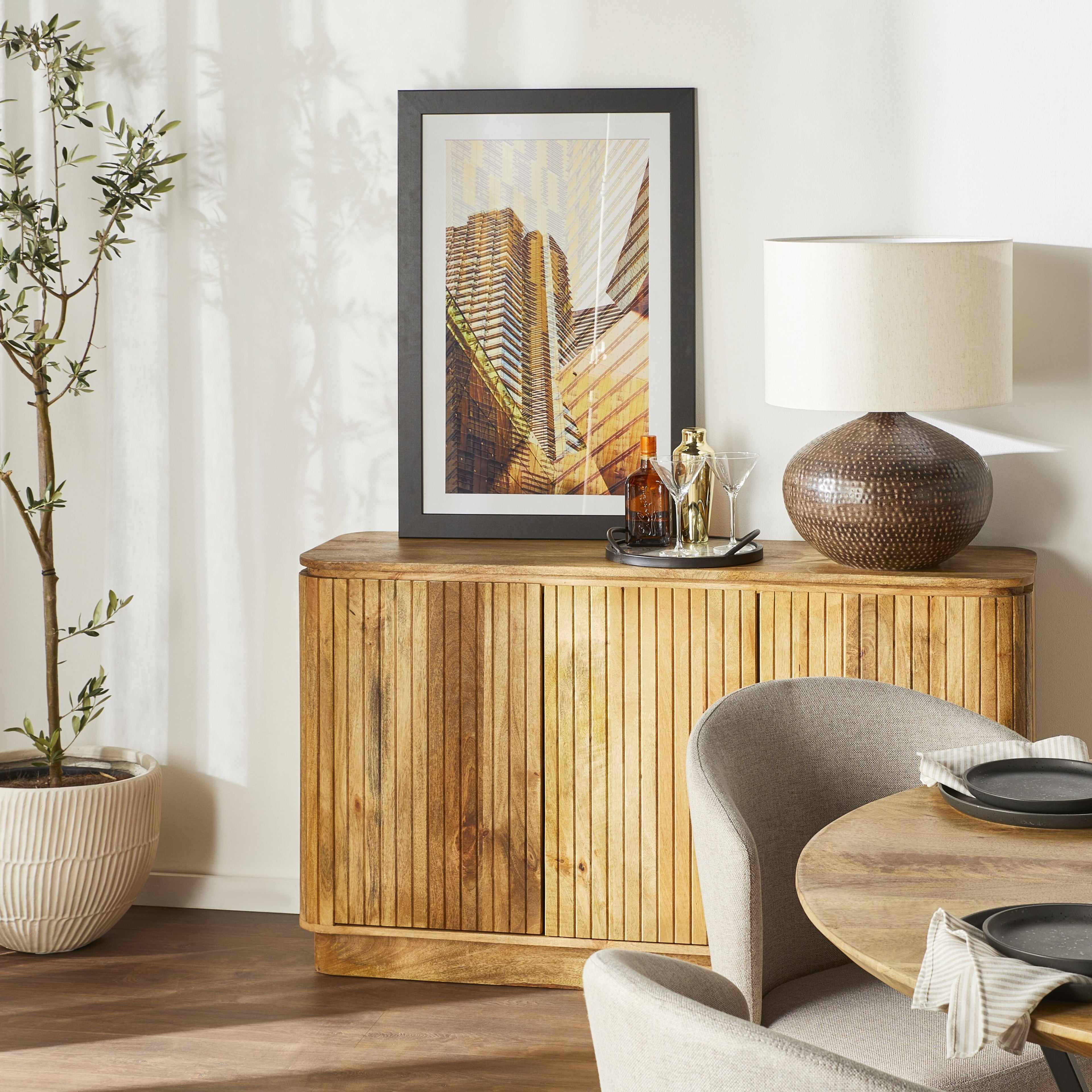 Brompton 3 Door Sideboard