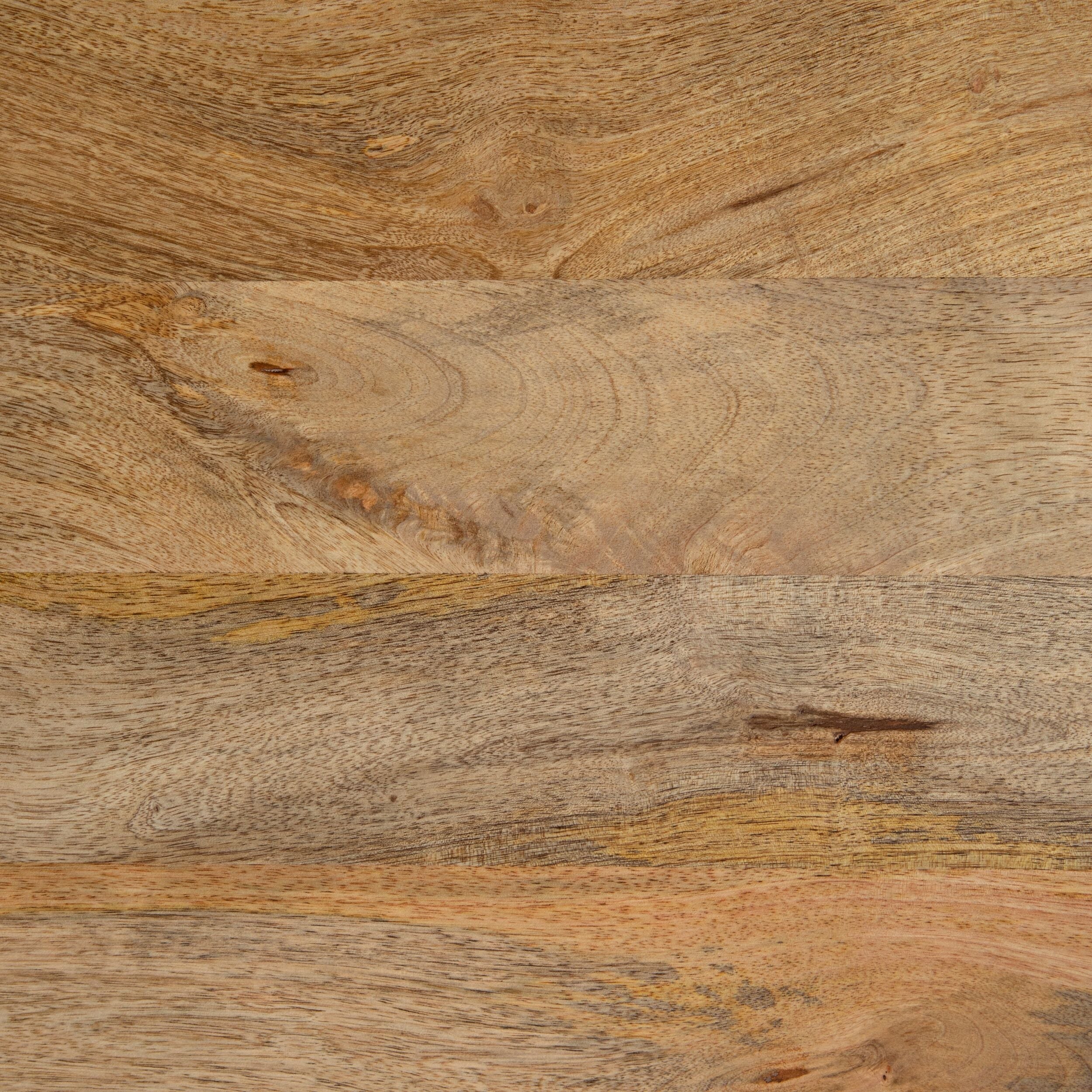 Luna Round Solid Timber Coffee Table Natural Oak