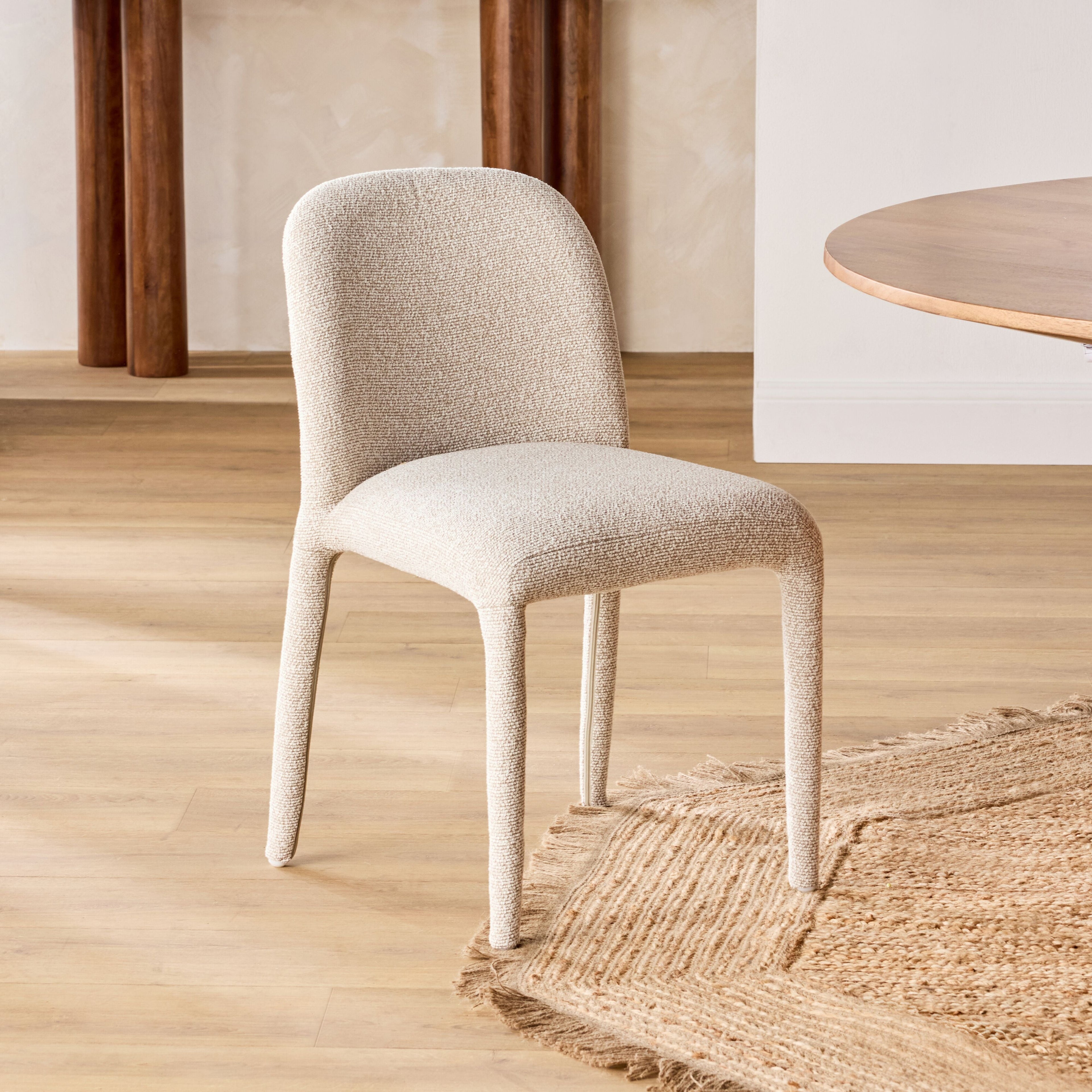 Leo Dining Chair Pebble