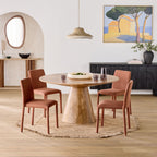 Chaise de salle à manger Kiki rouille