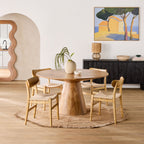 Chaise de salle à manger Henrick Naturel