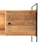 Meuble de rangement en bois recyclé Kalise, grand modèle