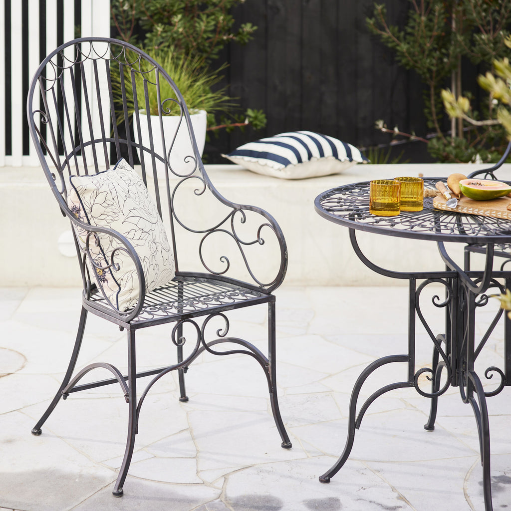Arles Garden Chair Black